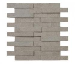 Apavisa Evolution grey striato mosaico brick - 1