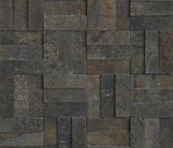 Apavisa Xtreme black lappato mosaico brick - 1