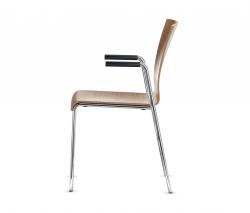 Изображение продукта Dauphin Siamo Four-legged стул с подлокотниками 040