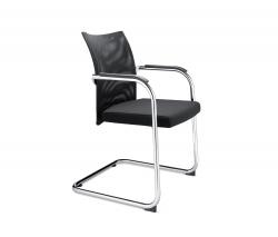 Изображение продукта Dauphin Teo 2 кресло на стальной раме стул с подлокотниками 003
