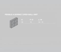 Milldue Kubik Open wall unit - 3