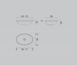 Milldue Planet умывальная раковина above-counter - 3