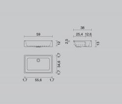 Milldue Ska умывальная раковина semi-insert - 7