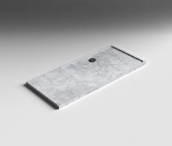 Sign Shower Tray in Stone - 1