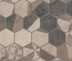 Fap Ceramiche Terra Deco Beige Esagono Mosaico - 1