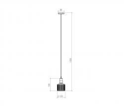 Bert Frank Riddle подвесной светильник Black & Brass - 2