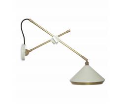 Изображение продукта Bert Frank Shear настенный светильник White & Brass