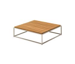 Gloster Furniture Cloud 100 x 100 журнальный столик (Teak Top) - 1