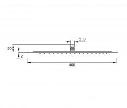 Steinberg 390 1689 Rain shower Ø 400 mm - 2