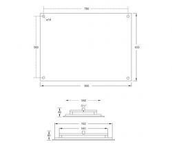 Steinberg 390 6800 Tropical Rain shower, 600 x 800mm - 2