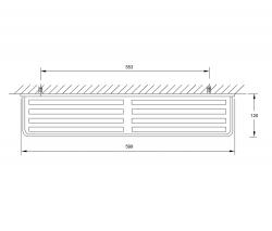 Steinberg 450 2150 Glass shelf - 2