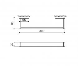 Steinberg 460 2630 Bath grab bar 300 mm - 2