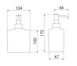 Steinberg 460 8102 Free standing дозатор жидкого мыла - 2