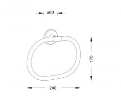 Steinberg 650 2500 кольцо для полотенца - 2