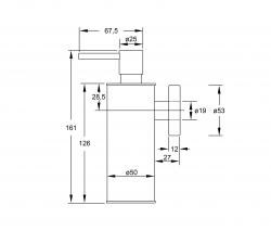 Steinberg 650 8000 дозатор для жидкого мыла wall mounted - 2