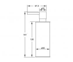 Steinberg 650 8050 Free standing дозатор для жидкого мыла - 2