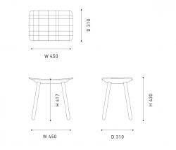 Karimoku New Standard Colour Stool - 11