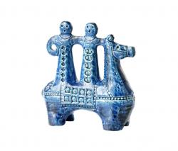Bitossi Ceramiche Rimini Blu Figura cavallerizzo - 1