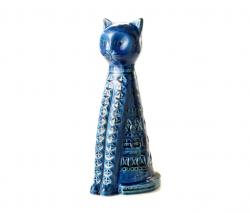 Bitossi Ceramiche Rimini Blu Figura gatto alto - 1