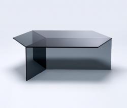 sebastian scherer Isom oblong grey стеклянный столик - 1