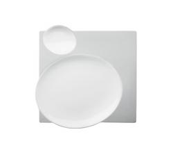 FURSTENBERG BLANC Plate square - 1