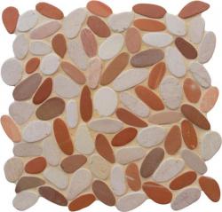 Изображение продукта Mosaic Miro Production Oval Dia M White Pink mosaic
