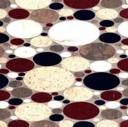 Ann Sacks Oval Blend mosaic - 1