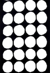 Marimekko Kivet white/black интерьерная ткань - 1