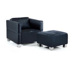 Изображение продукта brühl carree2 кресло с подлокотниками with stool