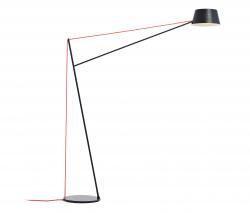 Изображение продукта Resident Spar напольный светильник черный с красным кабелем