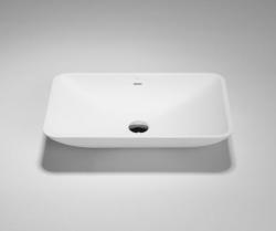 blu•stone rectangular countertop basin - 1