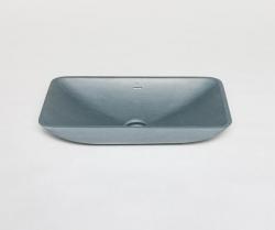 blu•stone rectangular countertop basin - 1