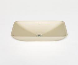 blu•stone rectangular countertop basin - 1