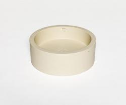 blu•stone round countertop basin - 1