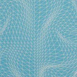 Flexuous Cyan wallcovering - 1