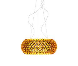 Foscarini Caboche подвесной светильник big LED yellow-gold - 1