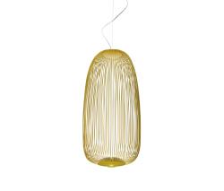 Изображение продукта Foscarini Spokes 1 подвесной светильник yellow gold
