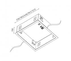 planlicht domino square EB frame - 2