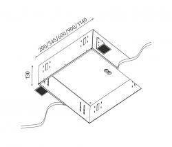 planlicht domino square EB frameless - 2