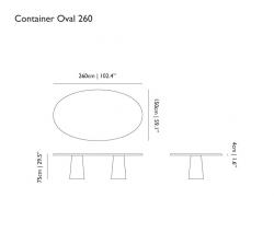 moooi container oval 260 - 3