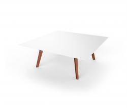 Изображение продукта Viteo Slim Wood Lounge стол с квадратной столешницей130