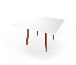 Viteo Slim Wood стол с квадратной столешницей130 - 1