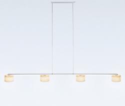 serien.lighting Reef LED Suspension with 4 shades - 1