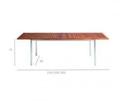 Изображение продукта Tribù Natal Teak Extendable table