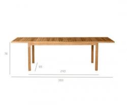 Изображение продукта Tribù Pure Extendable table