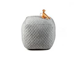 OBJEKTEN Quilted Bubble Stool - 1