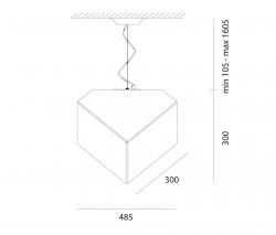 Artemide EDGE 30 белый подвесной светильник - 2