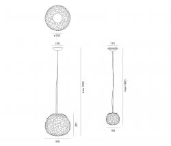 Artemide Meteorite 15, 35 подвесной светильник - 2