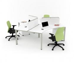 Nurus Plato Triple Working Desk - 1