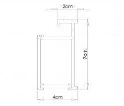 Ghyczy R 03 L glass shelf - 2